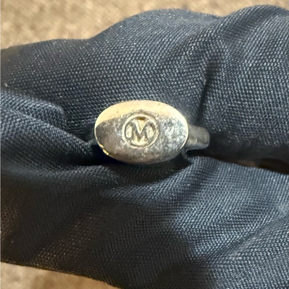 John Hardy Bronze and Silver Woven Bracelet with Brown Diamonds - Picture 5 of 6